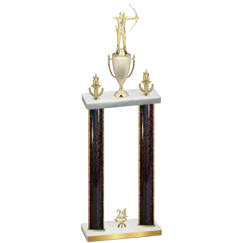 Double Black Glacier Year Archery Trophy