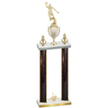 Double Black Glacier First Place Basketball Trophy