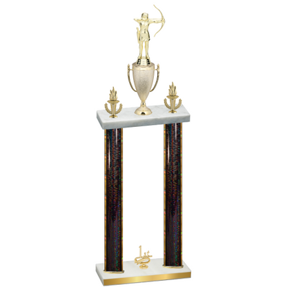 Double Black Glacier First Place Archery Trophy