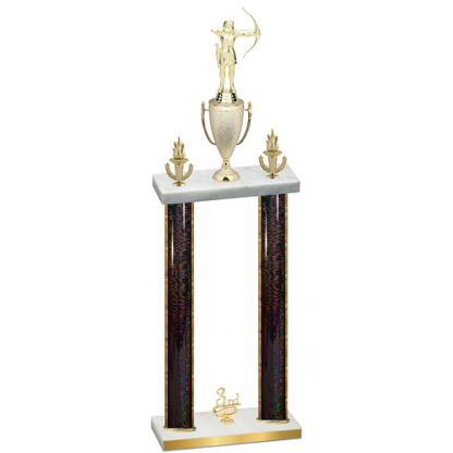 Double Black Glacier Third Place Archery Trophy