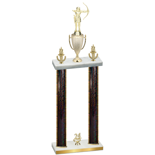 Double Black Glacier Year Archery Trophy