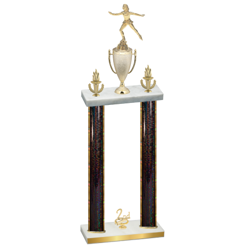 Double Black Glacier Second Place Skater Trophy