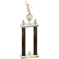 Double Black Glacier Year Basketball Trophy