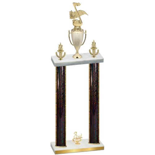 Double Black Glacier Third Place Music Trophy