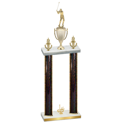 Double Black Glacier First Place Golf Trophy