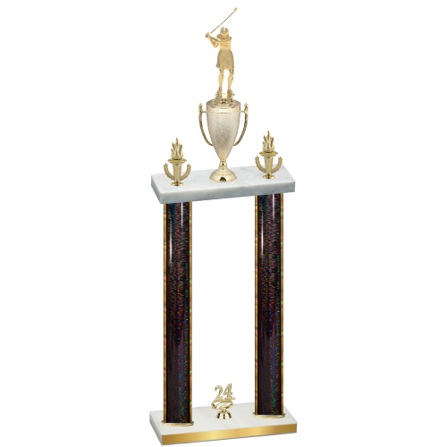 Double Black Glacier Year Golf Trophy