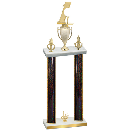 Double Black Glacier First Place Golf Trophy