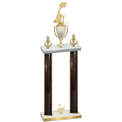 Double Black Glacier Second Place Golf Trophy
