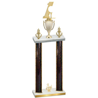 Double Black Glacier Third Place Golf Trophy