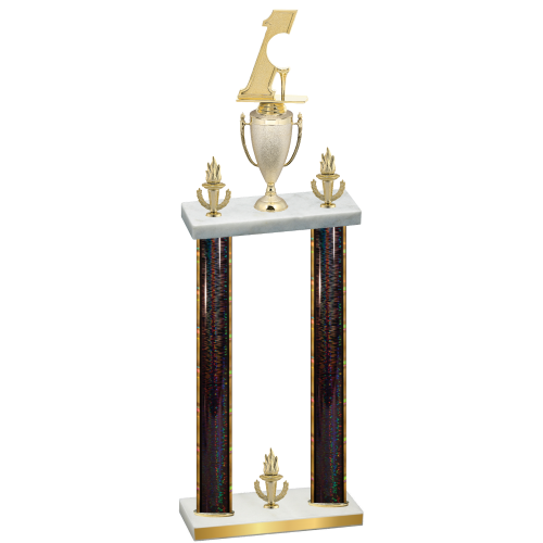 Double Black Glacier Victory Golf Trophy
