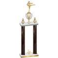 Double Black Glacier Third Place Karate Trophy