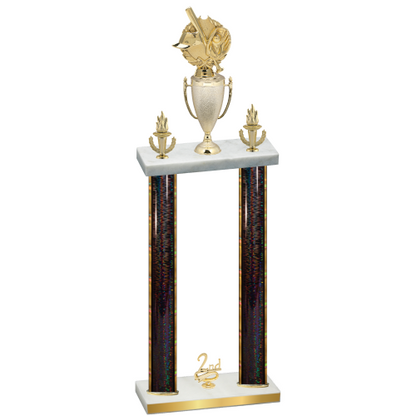 Double Black Glacier Second Place Baseball Trophy