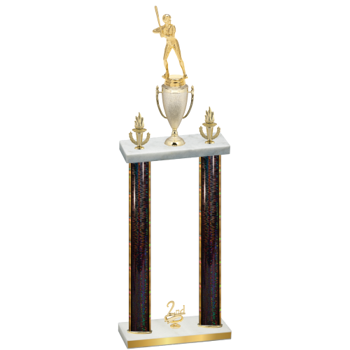 Double Black Glacier Second Place Softball Trophy
