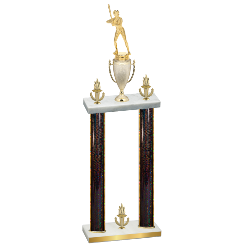 Double Black Glacier Victory Softball Trophy