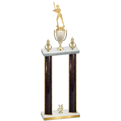 Double Black Glacier Year Softball Trophy