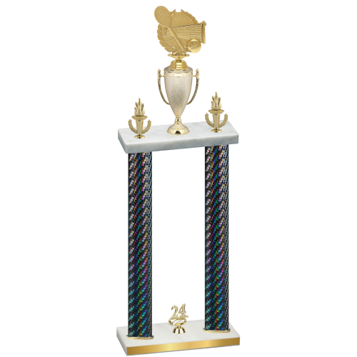 Double Black Carbon Fiber Year Tennis Trophy