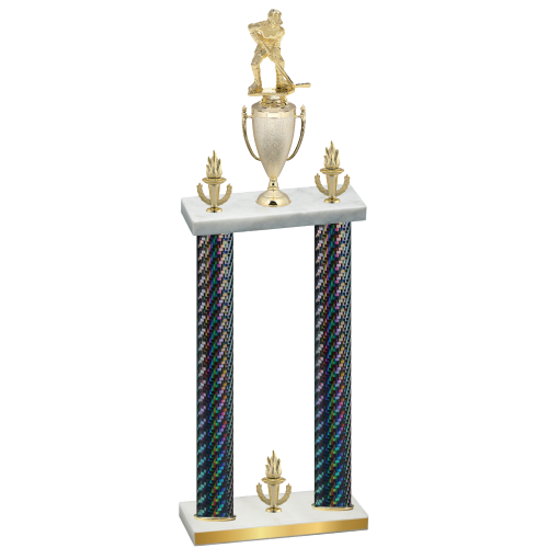 Double Black Carbon Fiber Victory Hockey Trophy
