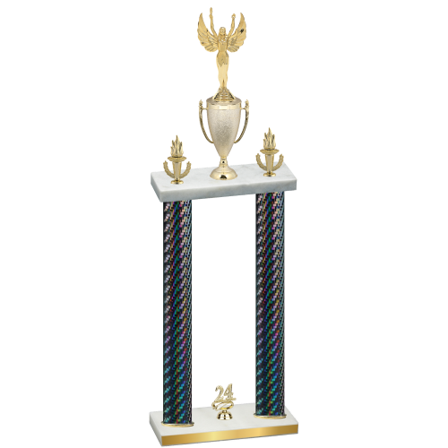Double Black Carbon Fiber Year Victory Trophy