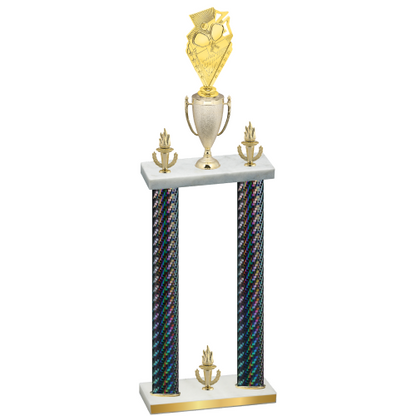 Double Black Carbon Fiber Victory Pickleball Trophy