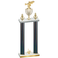 Double Black Carbon Fiber First Place Fishing Trophy