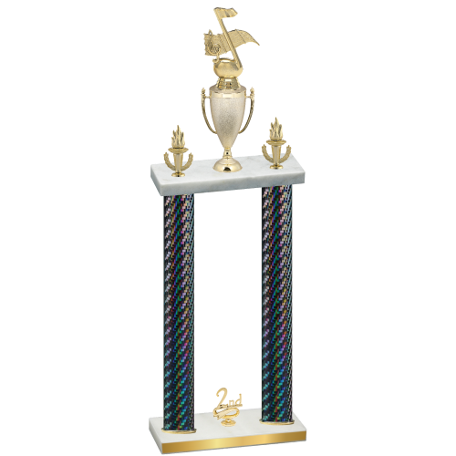 Double Black Carbon Fiber Second Place Music Trophy
