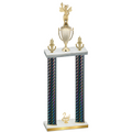 Double Black Carbon Fiber Second Place Academics Trophy