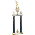 Double Black Carbon Fiber Victory Softball Trophy