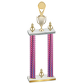 Double Pink Carbon Fiber Victory Insert Trophy