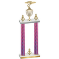 Double Pink Carbon Fiber Victory Cars Trophy