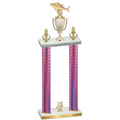 Double Pink Carbon Fiber Year Fishing Trophy
