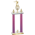 Double Pink Carbon Fiber Year Shooter Trophy
