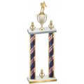 Double Flag USA Victory Rugby Trophy