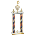 Double Flag USA Year Rugby Trophy
