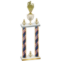 Double Flag USA Victory Rugby Trophy