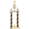 Double Flag USA Year Bowling Trophy