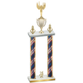 Double Flag USA Year Victory Trophy