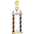 Double Flag USA Fourth Place Pickleball Trophy