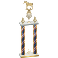 Double Flag USA Second Place Horses Trophy