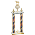 Double Flag USA Third Place Horses Trophy