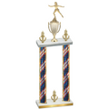 Double Flag USA Victory Skater Trophy