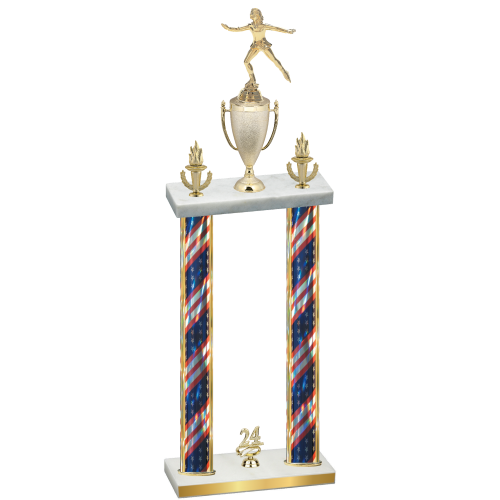 Double Flag USA Year Skater Trophy