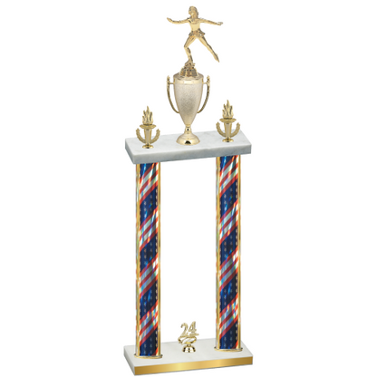 Double Flag USA Year Skater Trophy