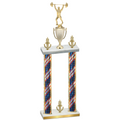 Double Flag USA Victory Weights Trophy