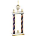 Double Flag USA Victory Chess Trophy