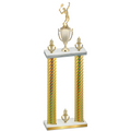 Double Gold Carbon Fiber Victory Tennis Trophy