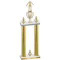 Double Gold Carbon Fiber Victory Wrestling Trophy