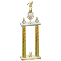 Double Gold Carbon Fiber Year Swimming Trophy
