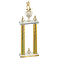 Double Gold Carbon Fiber Victory Hockey Trophy