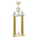 Double Gold Carbon Fiber Year Victory Trophy
