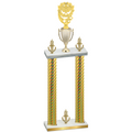 Double Gold Carbon Fiber Victory Pickleball Trophy